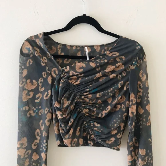 Free People Supernova Animal Print Skirt And Top Set - Picture 3 of 16